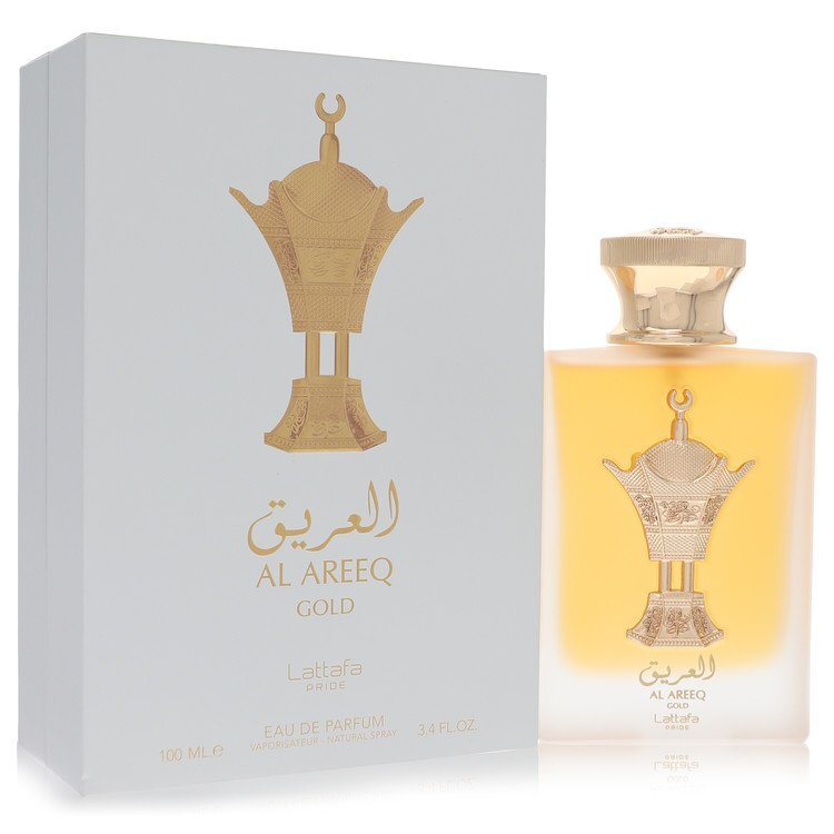 Lattafa Al Areeq Gold by Lattafa Eau De Parfum Spray (Unisex) 3.4 oz (Men) Lattafa Al Areeq Gold by Lattafa Eau De Parfum Spray (Unisex) 3.4 oz (Men)