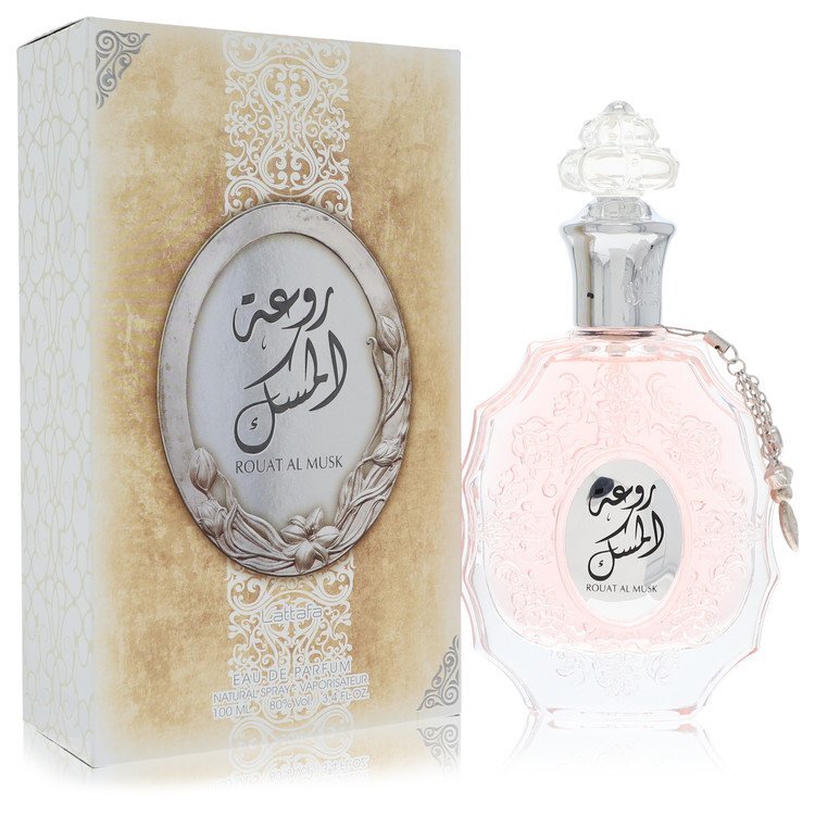 Lattafa Rouat Al Musk by Lattafa Eau De Parfum Spray (Unisex) 3.4 oz (Women) Lattafa Rouat Al Musk by Lattafa Eau De Parfum Spray (Unisex) 3.4 oz (Women)