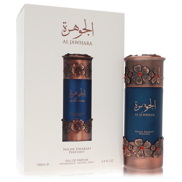 Niche Emarati Al Jawhara by Lattafa Eau De Parfum Spray (Unisex) 3.4 oz (Women) Niche Emarati Al Jawhara by Lattafa Eau De Parfum Spray (Unisex) 3.4 oz (Women)