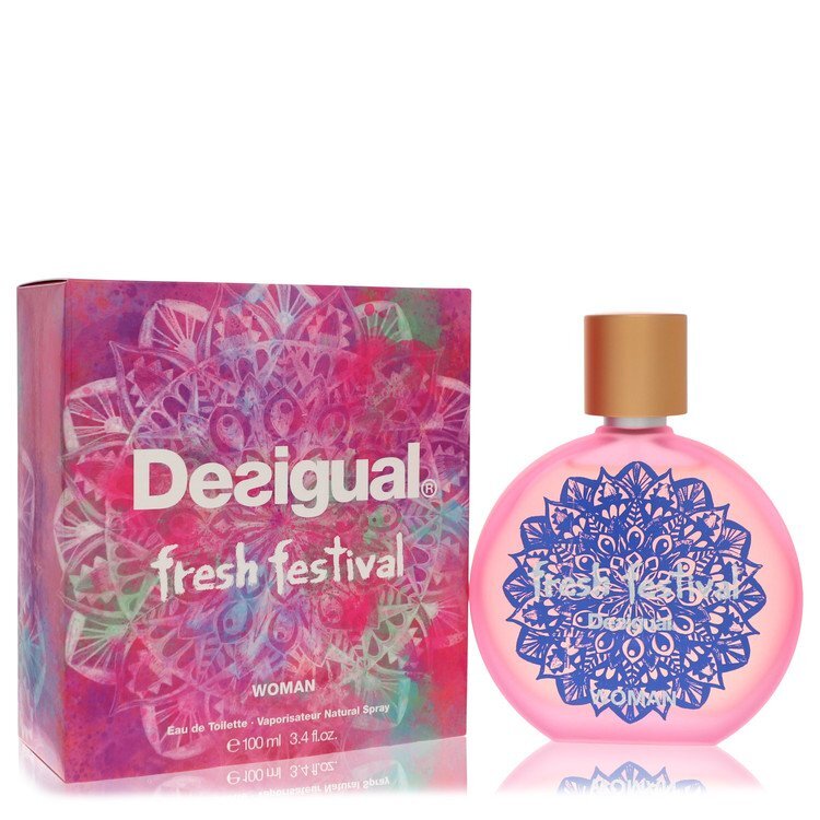 Desigual Fresh Festival by Desigual Eau De Toilette Spray 3.4 oz (Women) Desigual Fresh Festival by Desigual Eau De Toilette Spray 3.4 oz (Women)
