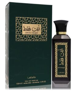 Lattafa Ente Faqat by Lattafa Eau De Parfum Spray (Unisex) 3.4 oz (Men)