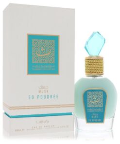 Lattafa Musk So Poudree by Lattafa Eau De Parfum Spray (Unisex) 3.4 oz (Women)