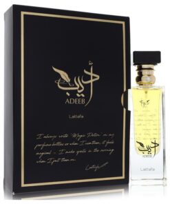Lattafa Adeeb by Lattafa Eau De Parfum Spray (Unisex) 2.7 oz (Women)