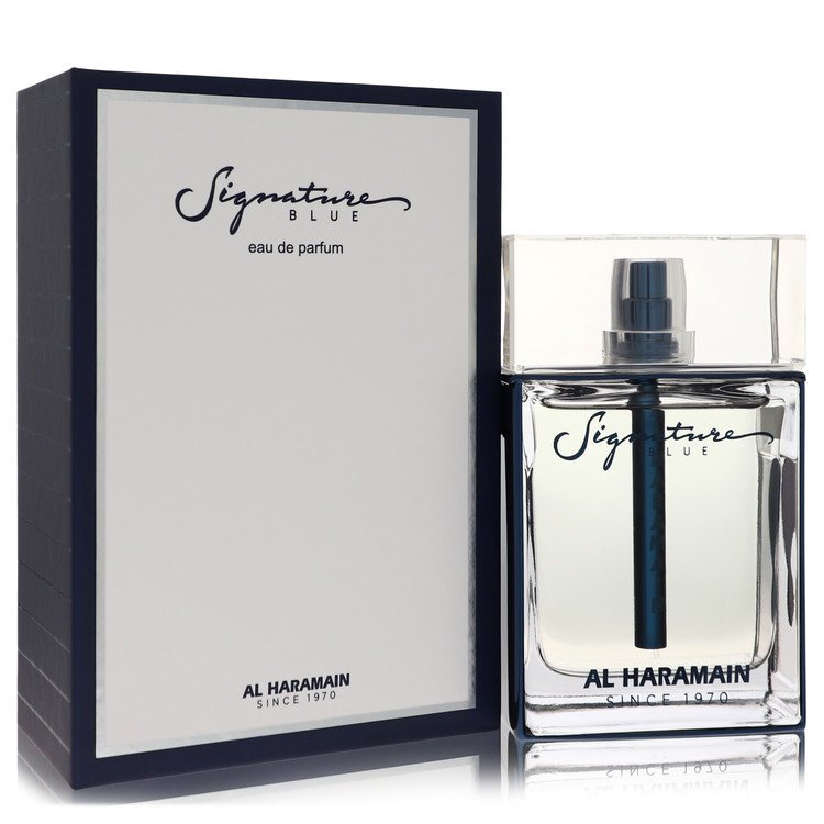 Al Haramain Signature Blue by Al Haramain Eau De Parfum Spray 3.3 oz (Men) Al Haramain Signature Blue by Al Haramain Eau De Parfum Spray 3.3 oz (Men)
