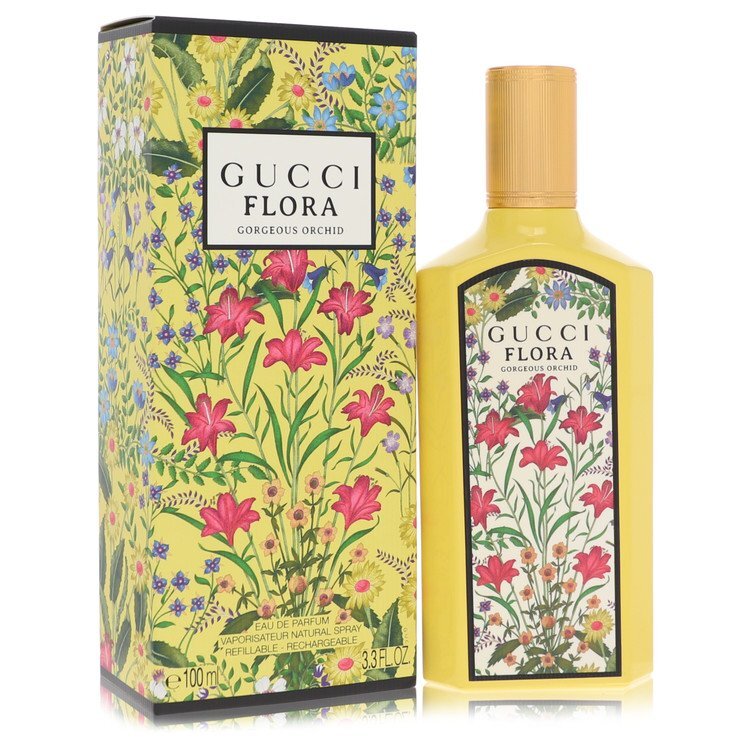Flora Gorgeous Orchid by Gucci Eau De Parfum Spray Refillable 3.3 oz (Women) Flora Gorgeous Orchid by Gucci Eau De Parfum Spray Refillable 3.3 oz (Women)