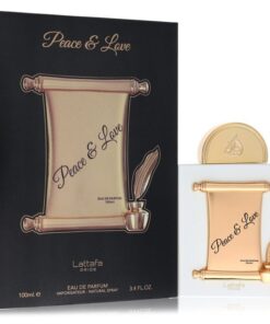 Lattafa Peace & Love by Lattafa Eau De Parfum Spray (Unisex) 3.4 oz (Men)