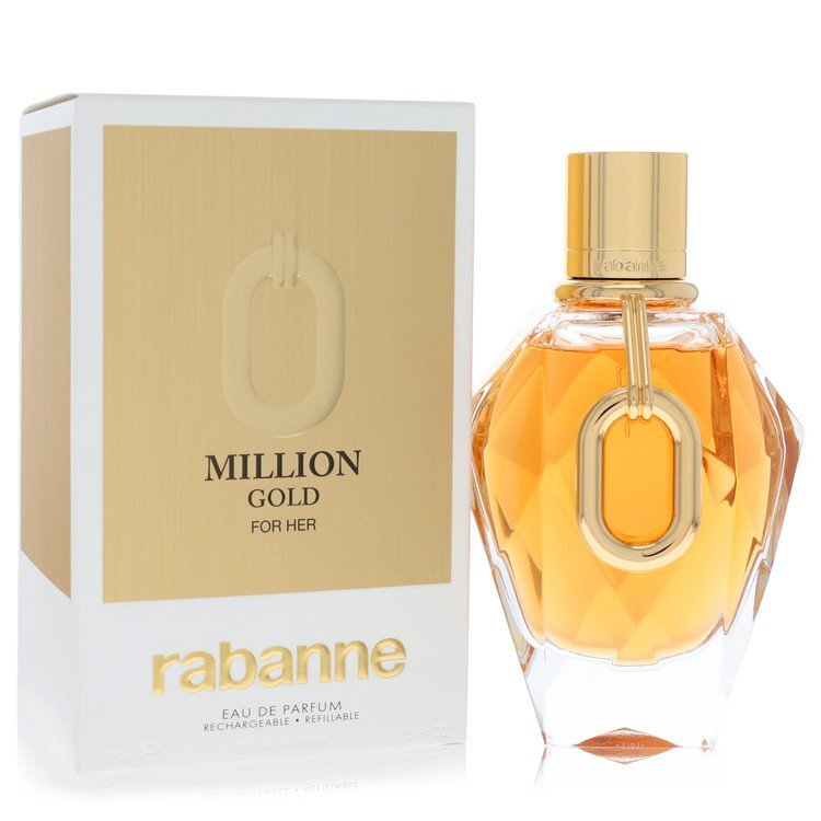 Paco Rabanne Million Gold by Paco Rabanne Eau De Parfum Refillable Spray 3 oz (Women) Paco Rabanne Million Gold by Paco Rabanne Eau De Parfum Refillable Spray 3 oz (Women)