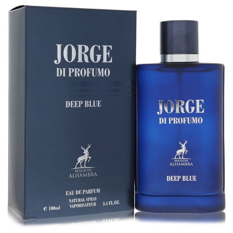 Maison Alhambra Jorge Di Profumo Deep Blue by Maison Alhambra Eau De Parfum Spray 3.4 oz (Men) Maison Alhambra Jorge Di Profumo Deep Blue by Maison Alhambra Eau De Parfum Spray 3.4 oz (Men)