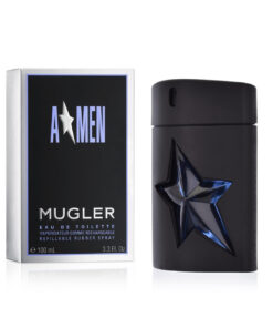 Angel A-Men 3.4 Eau de Toilette Spray for Men Refillable (Rubber)