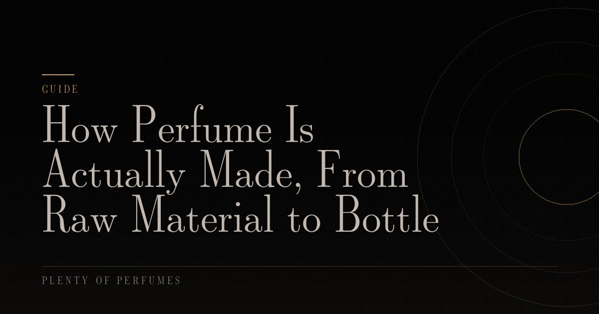 How Perfume Is Actually Made, From Raw Material to Bottle How Perfume Is Actually Made, From Raw Material to Bottle